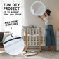 La Bella LED Wall Mirror Round Touch Anti-Fog Makeup Decor Bathroom Vanity 70cm