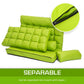 La Bella Double Seat Couch Bed Green Sofa Gemini Leather