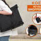 KOELE Black Shopper Bag Tote Bag Foldable Travel Laptop Grocery KO-DUAL