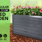 Home Ready 240 x 80 x 77cm Grey 2-in-1 Raised Garden Bed Galvanised Steel Planter