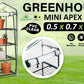 Home Ready Apex Mini Garden Greenhouse Shed PVC 4 Tier