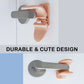 Appason 4X Apricot Pink Door Lever Lock Pet Child Proof Adhesive Handle Lock