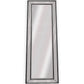 Medium Black Beaded Framed Mirror - 70cm x 170cm