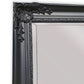 French Provincial Ornate Mirror - Black - Small 80cm x 110cm
