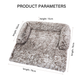 PawFriends Pet Sofa Bed Dog Calming Sofa Cover Protector Cushion Plush Mat S