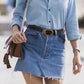 Classic Leather Belts for Women, Joyreap Genuine Leather Womens Belts with Gold Buckle (Black)