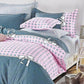 Pink Dots Queen Size Bed Quilt/Duvet Duvet Cover Set