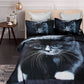 Cat Quilt Cover Set - King Size