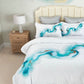 Ocean Marble Quilt Cover Set - Queen Size