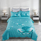 Butterfly Green Quilt Cover Set - Queen Size