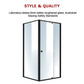 Semi Frameless Shower Screen (98~106)x 195cm & (89~92)x 195cm Side AS/NZS Glass
