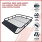 Universal Roof Rack Basket - Car Luggage Carrier Steel Cage Vehicle Cargo