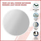 70cm LED Wall Mirror Bathroom Mirrors Light Decor Round