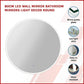 80cm LED Wall Mirror Bathroom Mirrors Light Decor Round