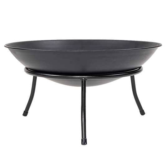 Cast Iron Fire Bowl Traditional Log Fire Pit Outdoor Heating Camp Site Barbecue