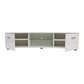 TV Cabinet Entertainment Unit Stand High Gloss Storage Shelf 140cm White