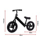 Kids Ride On Push Bike Balance Bicycle with Training Wheels for Toddlers