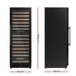 Devanti Wine Cooler Fridge Dual Zone 128 Bottles