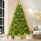 Jingle Jollys Christmas Tree 2.4M With 1488 LED Lights Warm White Green